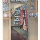 Holland Marken House Interior Delft Blue White Porcelain Vtg Netherlands Postcard