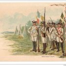 Patriotic Postcard Colonial Heroes #27 French Relief Troops Lange Schwalbach PMC