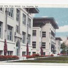 Los Angeles Manual Arts High School California Vintage Kashower Postcard