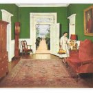 Williamsburg VA Berkeley Plantation Colonial Entrance Room Vintage Postcard