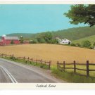 Pastoral Scene American Farm Fields Rural Countryside 1966 Curteich 6DK 1757