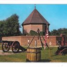 Williamsburg VA Powder Magazine War Arsenal Cannon Vintage Walter Miller Postcard