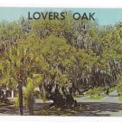 Lovers Oak Brunswick GA Vintage C L Marsh Postcard