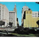 Oklahoma City OK View East on Park Street Vintage Posted 1960 Postcard