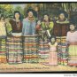 FL Seminole Indians Tropical Hobbyland Miami Florida Postcard Linen Tichnor