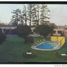 California Motel Travelers Rest Pool Car Eureka CA 1960s Postcard