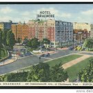 Hotel Braemore Boston MA Curteich Linen Postcard used 1950s