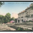 Pocono Mountains The Inn Buck Hill Falls PA  Hand colored Albertype Postcard