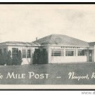 RI The Mile Post Restaurant Roadside Newport Rhode Island Postcard RI The Mile Post Restaurant Roadside Newport Rhode Island Postcard