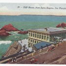 San Francisco CA Cliff House from Sutro Heights Vntg Edw H Mitchell Postcard San Francisco CA Cliff House from Sutro Heights Vntg Edw H Mitchell Postcard