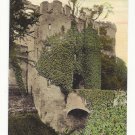 UK Warwickshire England Warwick Castle  Ivy Covered Moat Entrance Gate Vtg Postcard
