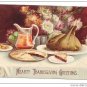 1907 Embossed Signed Clapsaddle Roast Turkey Feast Vintage IAP Thanksgiving Postcard