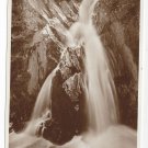 UK Mynach Falls Wales Devils Bridge Waterfalls Valentine's Real Photo Postcard UK Mynach Falls Wales Devils Bridge Waterfalls Valentine's Real Photo Postcard