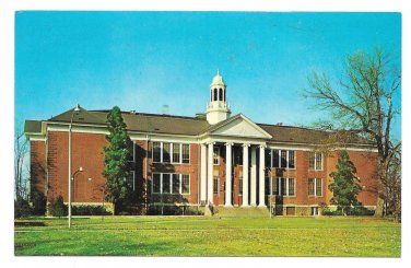 NJ Bordentown New Jersey Administration Educational Building Vtg Postcard