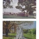 Valley Forge National Park PA Camp Site Log Cabins Marker Washingtons First Marquee 2 Postcards