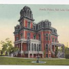 Salt Lake City Utah Amelia Palace Gardo House Vtg ca 1915 Postcard Brigham Young