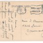 Birthday Greeting Ship of Good Fortune Poem Postcard Vntg Postcard Posted 1923