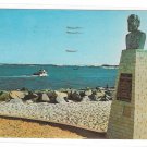 Barnegat Bay NJ Lighthouse Long Beach Island General George Meade Plaque Postcard