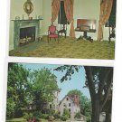 Batsto Mansion NJ Ironmasters House Interior Sitting Room 2 Vntg 1960s Postcards Batsto Mansion NJ Ironmasters House Interior Sitting Room 2 Vntg 1960s Postcards