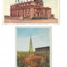 Canada Montreal Queec Cathedrals St James Christ Church 2 Vintage Postcards