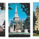 3 Church Cathedral Postcards Gettysburg Lutheran St Augustine Catholic Fairhaven Unitarian
