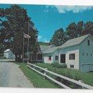 VT Plymouth Notch President Coolidge Homestead Vintage Chrome Postcard
