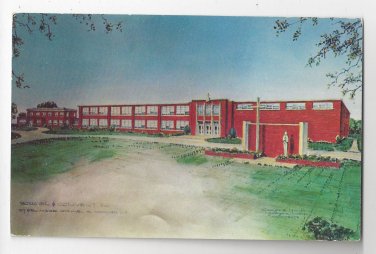 Pocono Mission School Convent Mount Pocono PA Drawing Funding Solicitation Vntg Postcard