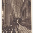 UK London Westminster Abbey The Choir Looking West Photochrom Vintage Postcard UK London Westminster Abbey The Choir Looking West Photochrom Vintage Postcard