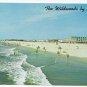 NJ Wildwood Crest Beach by the Sea from Fishing Pier Vintage Postcard