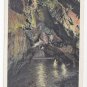 Kutztown PA Crystal Cave Steps Down to Stream in Underground Cavern Vntg Postcard