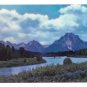 WY Snake River Tetons Jackson Hole Country Boating Fishing 2 Vtg Postcards