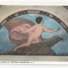 Library of Congress Washington DC Mural Ganymede Vtg B S Reynolds Postcard