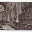 UK England Durham Cathedral Choir Looking East Photochrom Vintage Postcard