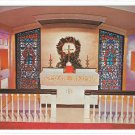 Germantown PA Trinity Church Altar Crowther Memorial Windows Chancel Vtg Postcard