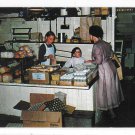 Amish Farmers Market Stand Lancaster PA Penna Dutch Country Dussinger Postcard
