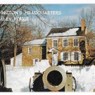 PA Valley Forge Washingtons Headquarters View down Cannon Muzzle Vntg Wyco Postcard