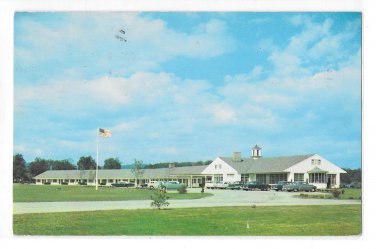 Keebe NH Winding Brook Lodge Route 12 Motel New Hampshire Vintage 60s Postcard