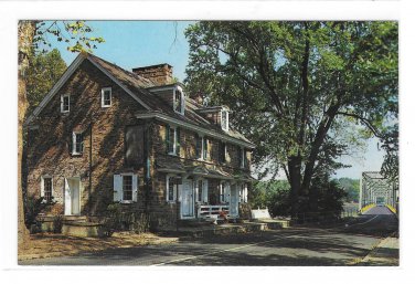 Old Ferry Inn Revolutionary War Washingtons Crossing State Park Bucks County PA Postcard