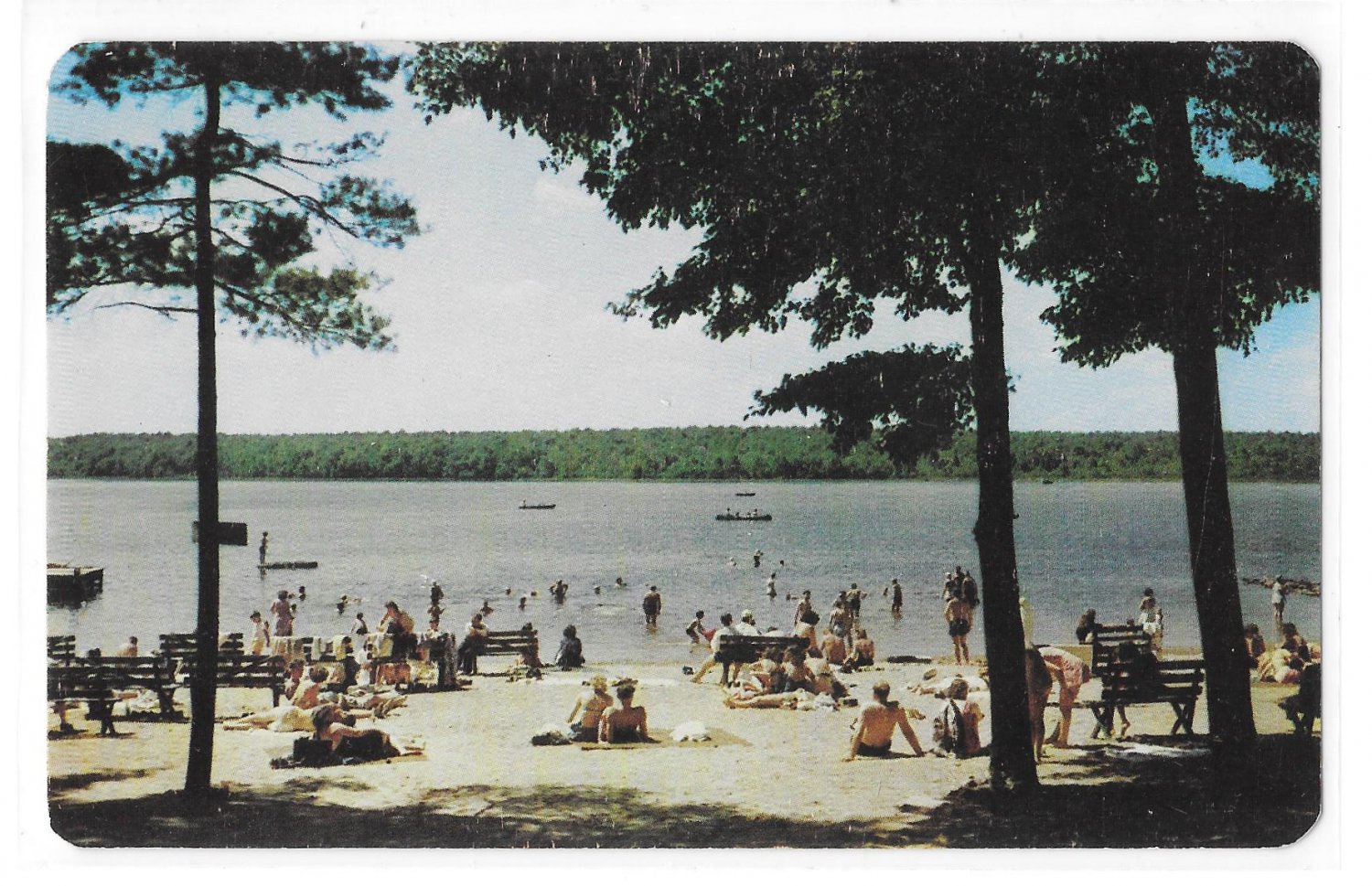 PA Pocono Mountains Lake Swimming Beach Pennsylvania John Valence Photo