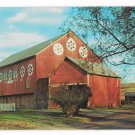 Pennsylvania Dutch Barn Hex Signs New Smithville PA Farm Vintage Jim Hess Postcard Pennsylvania Dutch Barn Hex Signs New Smithville PA Farm Vintage Jim Hess Postcard