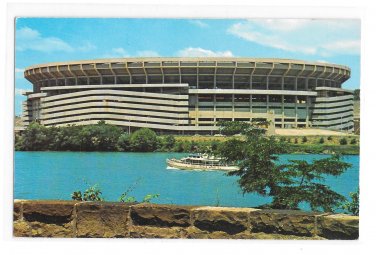 Three Rivers Stadium Pittsburgh PA Pirates Steelers Sports Vintage Postcard