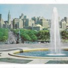 Philadelphia PA Skyline Art Museum Fountain Benjamin Franklin Parkway 1960 Postcard Philadelphia PA Skyline Art Museum Fountain Benjamin Franklin Parkway 1960 Postcard