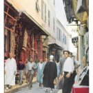 Tunisia Tunis Les Souks Street Market Scene Vintage 4X6 H Ismail Postcard