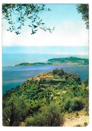France Cote d'Azur Eze le Cap Ferrat French Riviera Vintage YVON Hi Gloss 4X6 Postcard