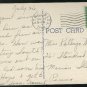 MA Shelburne Falls Bridge of Flowers Vtg Curteich Linen Postcard 1935
