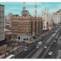 CA San Diego 60s Aerial View Looking East on Broadway Ellis Sawyer Photo Postcard
