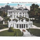 Washington DC US Capitol White House East Entrance Vtg B S Reynolds Postcard 1932