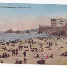 CA San Francisco Cliff House and Beach Vintage PNC California Postcard CA San Francisco Cliff House and Beach Vintage PNC California Postcard