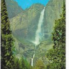 Yosemite Falls Yosemite National Park CA Vintage Waterfall 1950s Postcard
