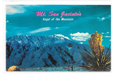 CA Mt San Jacinto Angel of the Mountain Ferris H Scott Vintage Postcard